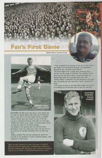 Bobby Wilcox's first game